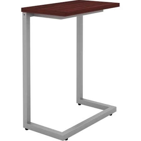 Lorell 9.90 in. Guest Area Cantilever TableMahogany LLR86927